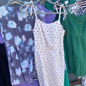 Vintage Pencil Dress with Strawberry Pattern size 8/4